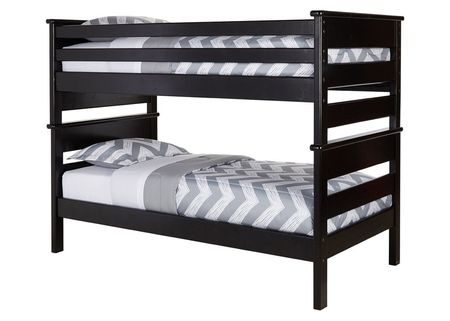 Catalina Black 5 Pc. Twin Bunk Bedroom with Staircase