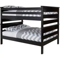 Catalina Black Full Bunk Bed