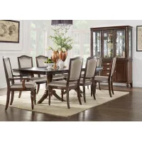 Camilla 5 Pc. Dining Room w/Silver Chairs