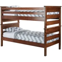 Catalina Chestnut Twin Bunk Bed