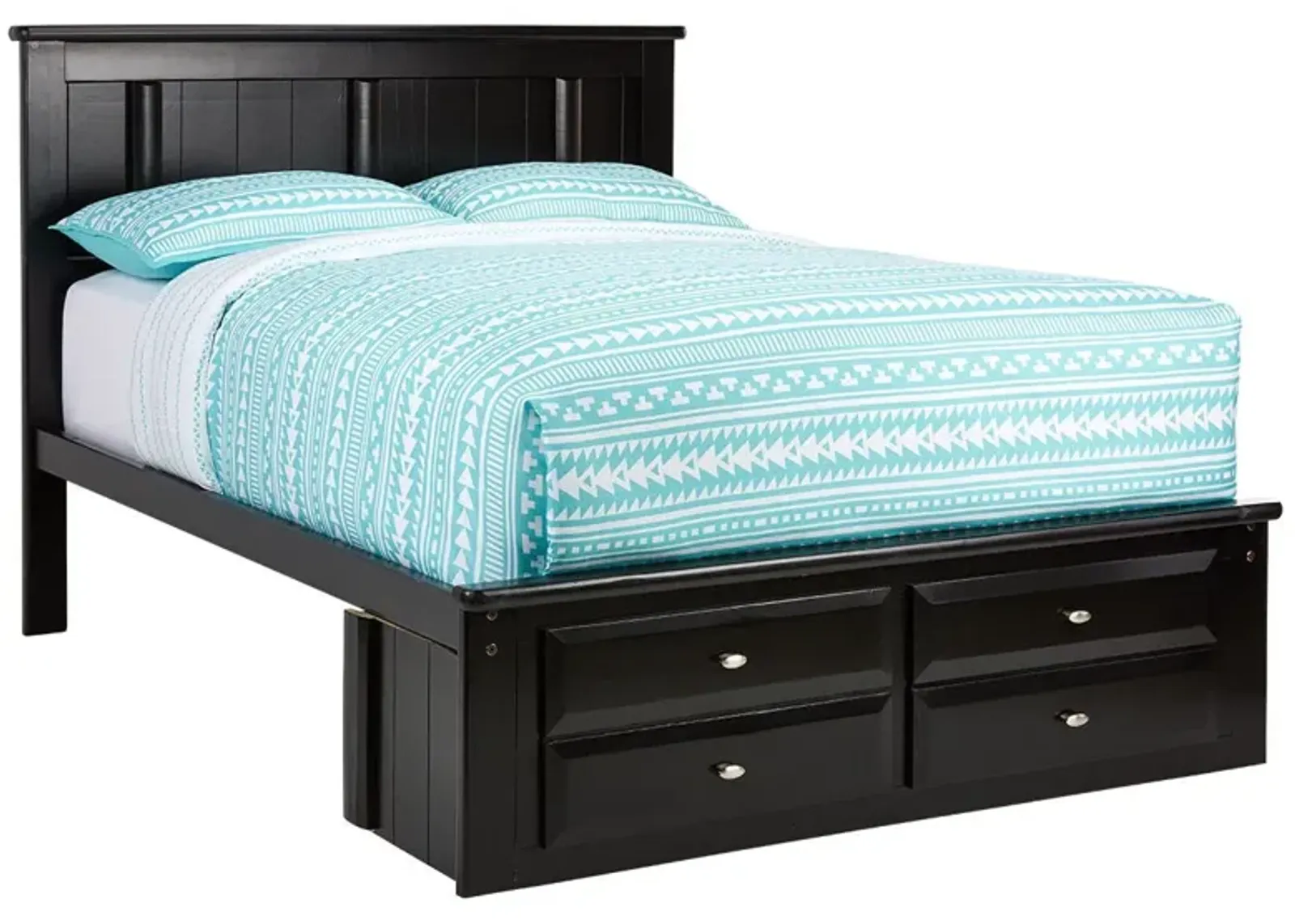 Catalina Black Full Platform Bed