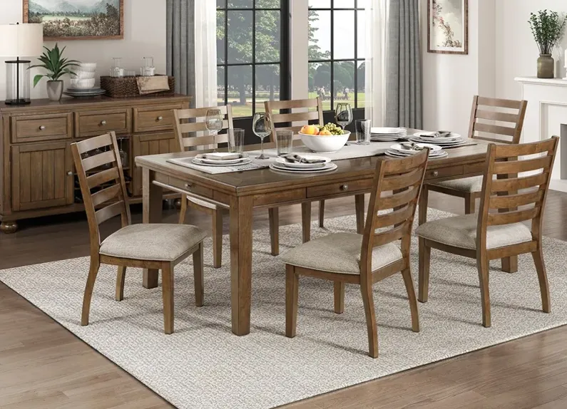 Stafford Cherry 5 Pc. Dinette Plus 2 Free Chairs