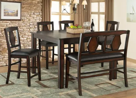Tuscany 5 Pc. Counter Height Dinette Plus 2 Free Chairs