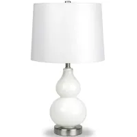 Katrina White Table Lamp