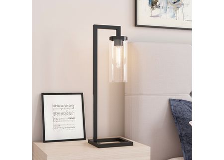 Malva Seeded Glass Table Lamp