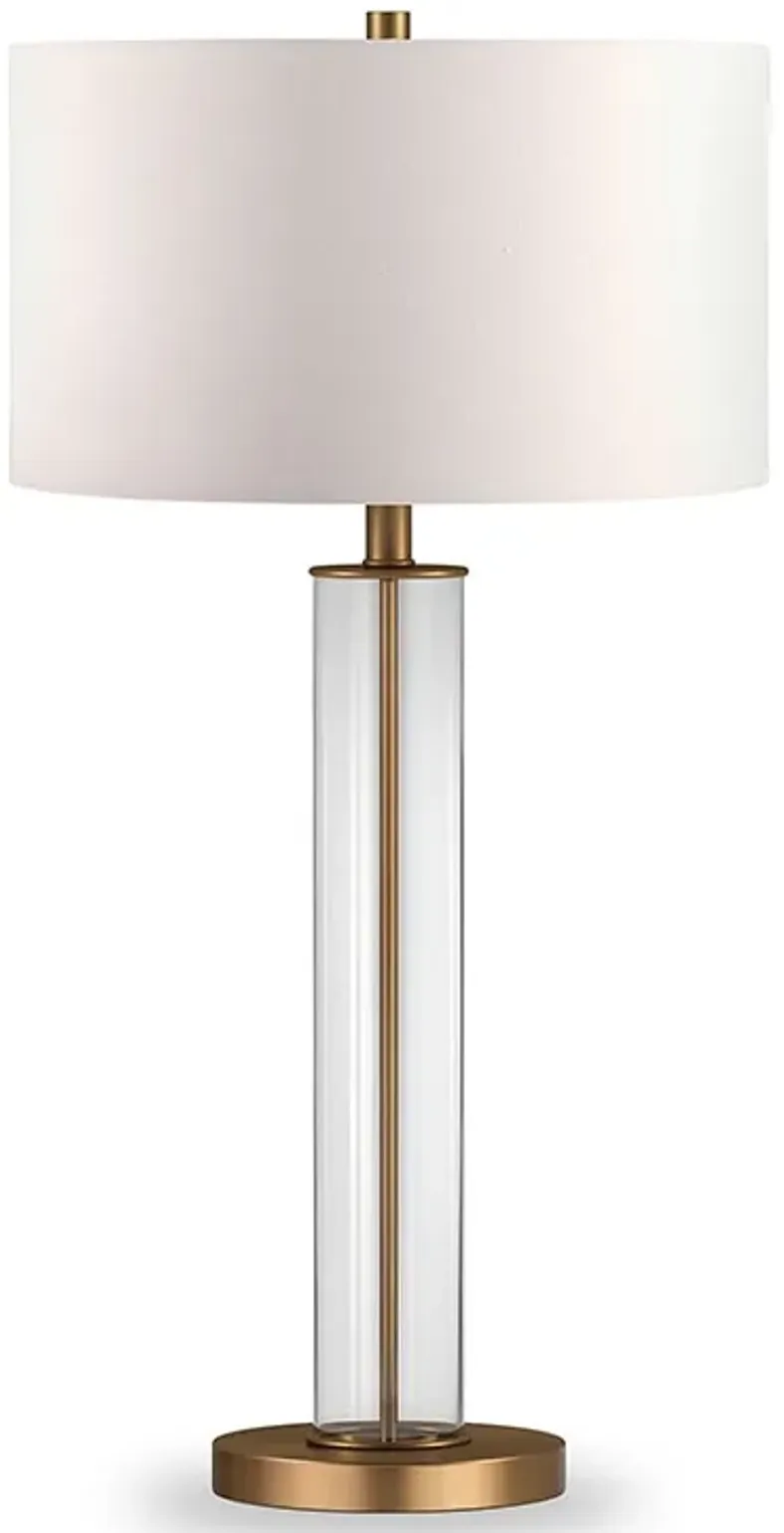 Harlow Clear Glass Table Lamp
