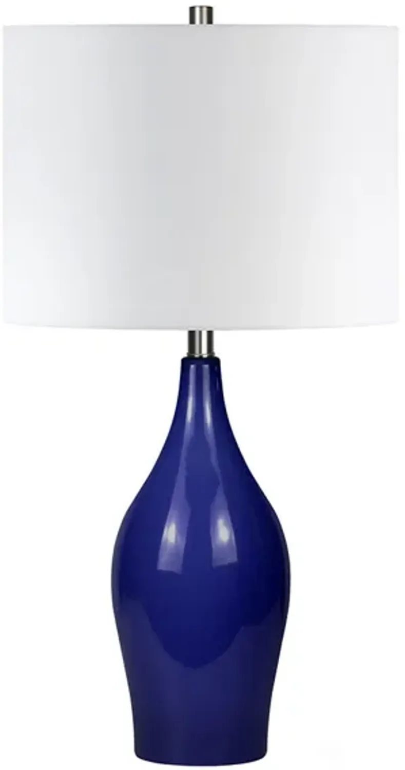 Eden Navy Blue Table Lamp