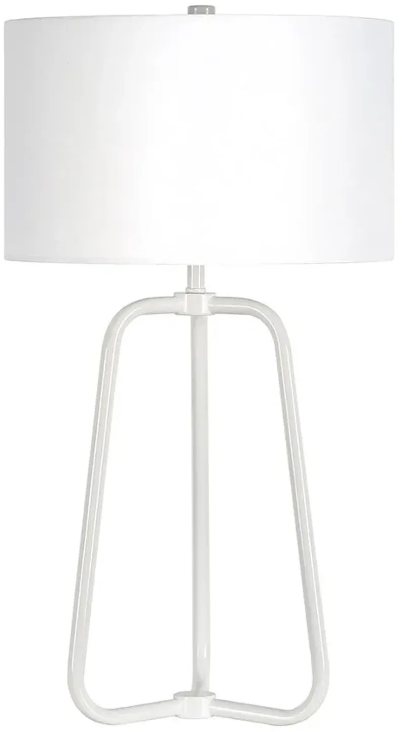 Aria White Table Lamp