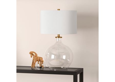 Remi Table Lamp W/ Gold Accents
