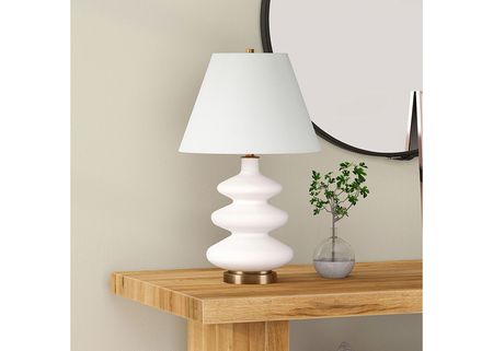 Carlotta White Table Lamp