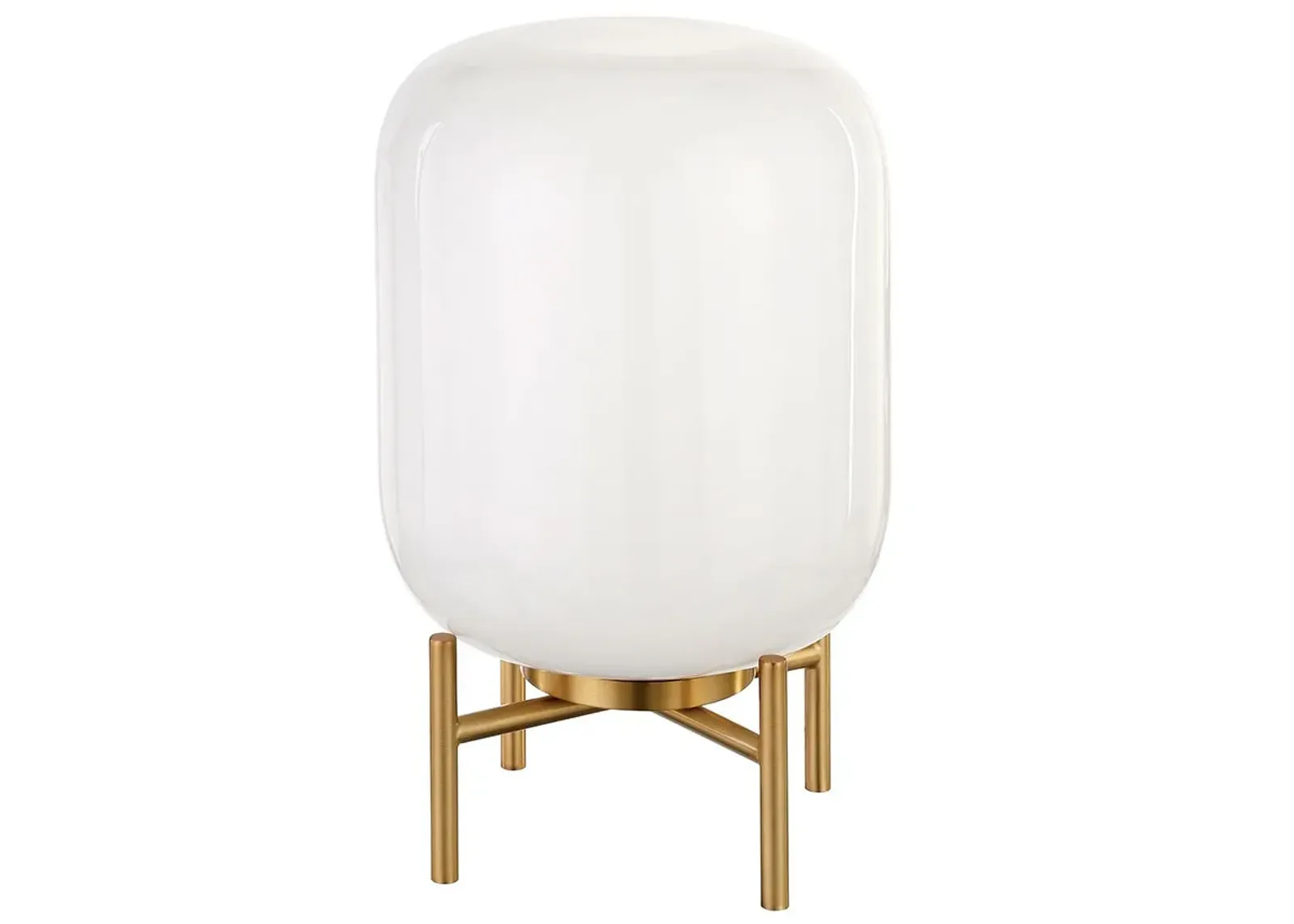 Edison Gold Milk Shade Table Lamp