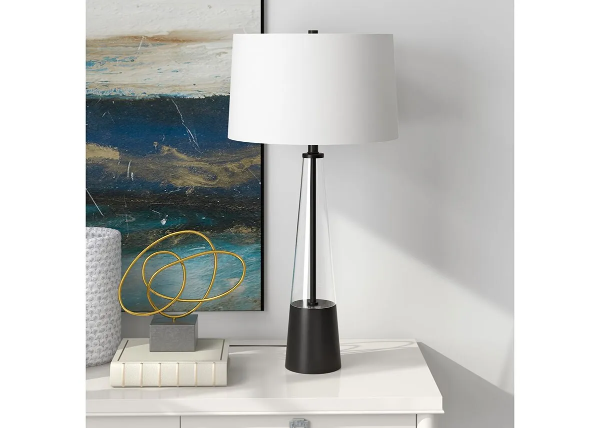 Elise Black Table Lamp