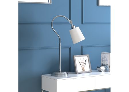 Nicole Silver Table Lamp