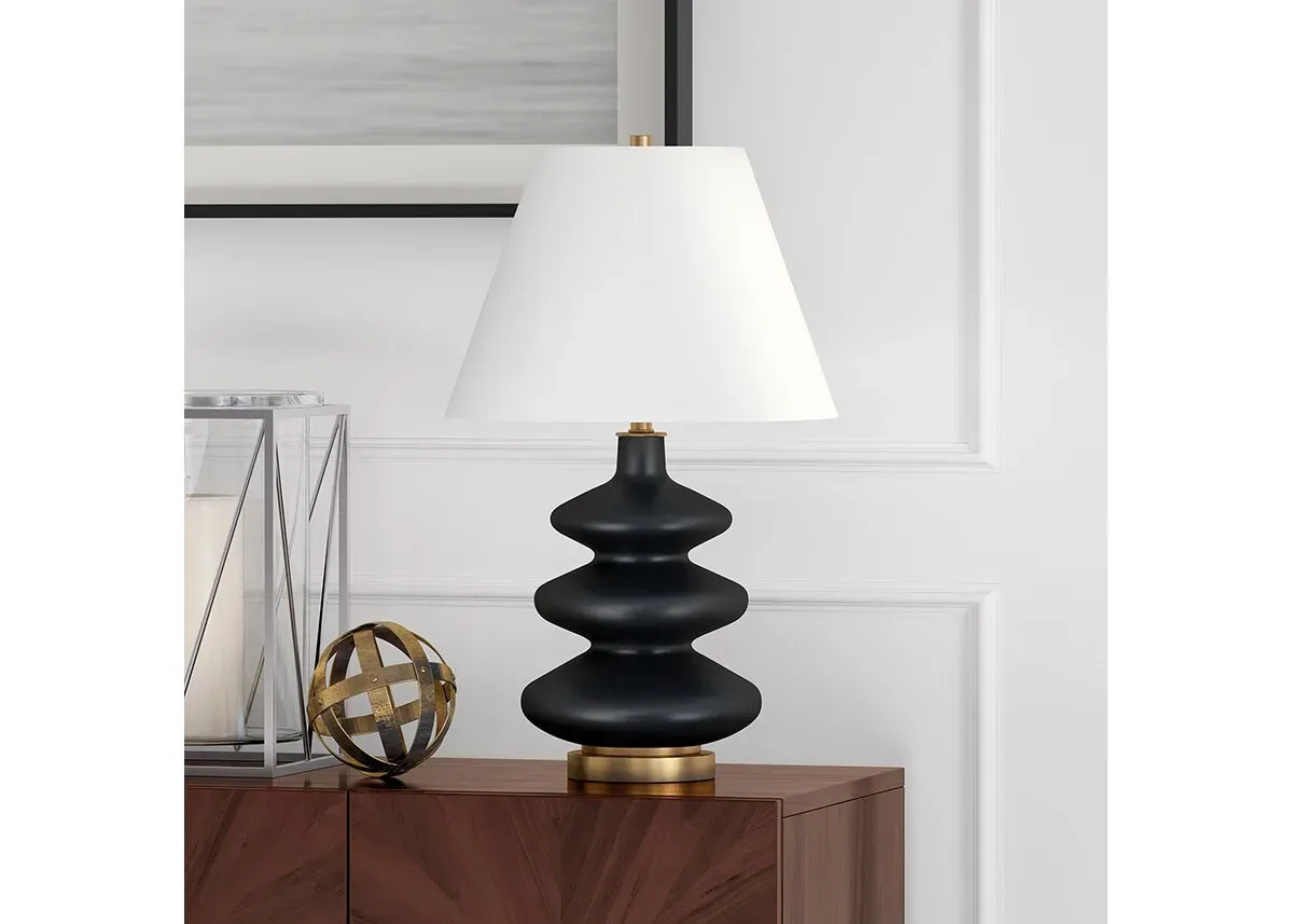 Carlotta Black Table Lamp