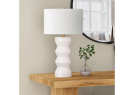 Gracie White Table Lamp