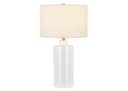 Leila White Table Lamp