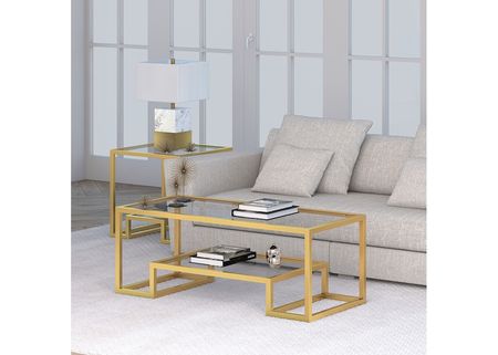 Athena Gold Cocktail Table