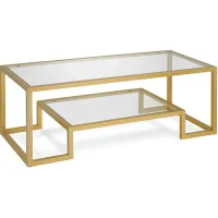 Athena Gold Cocktail Table