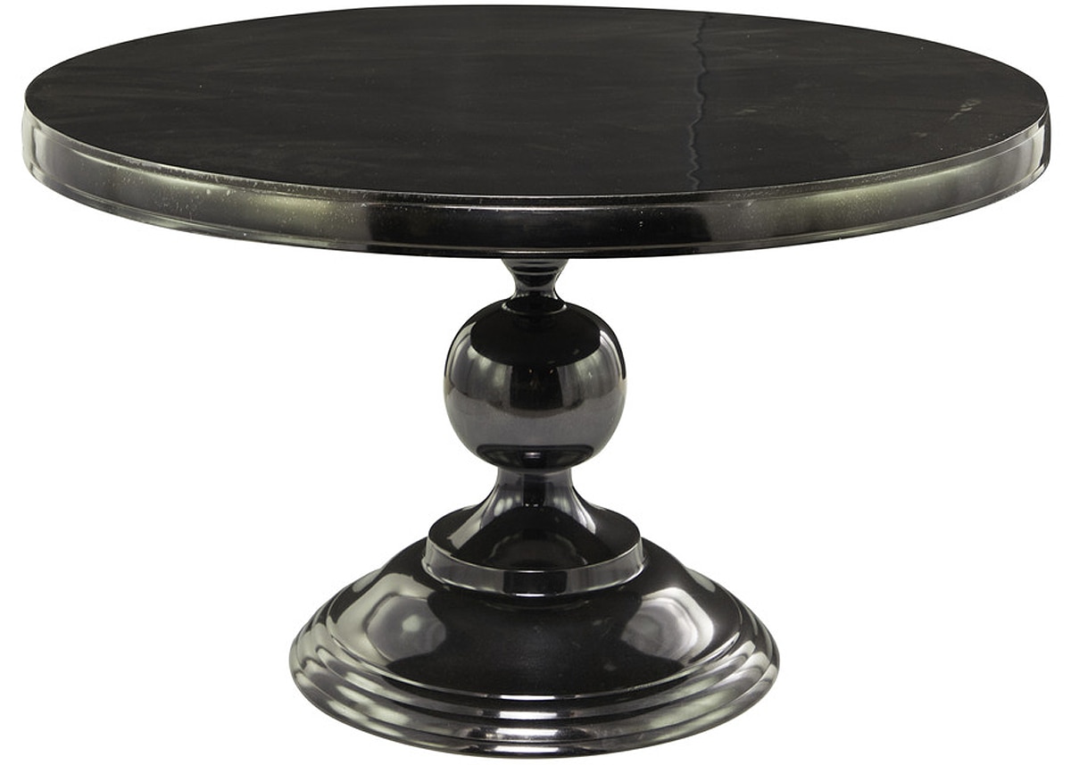 Black Pedestal Coffee Table