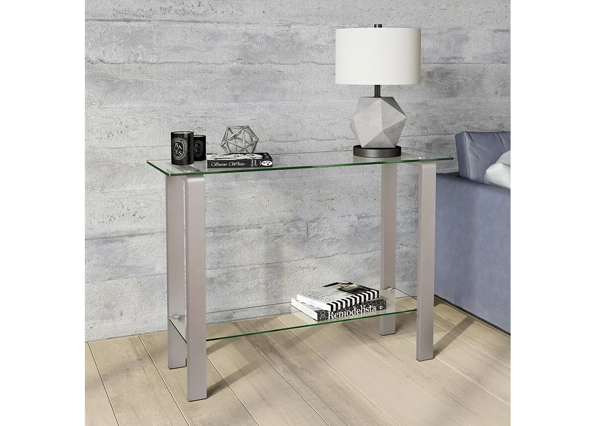 Asta Silver Console Table