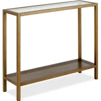 Rigan Brass Console Table