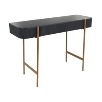 Black Wood Console Table