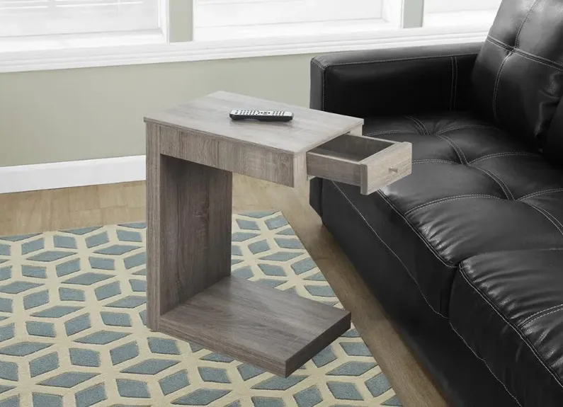 Elwyn Taupe Accent Table