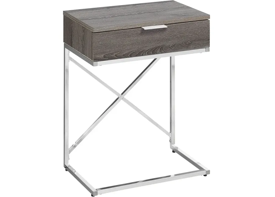 Britta Taupe Accent Table