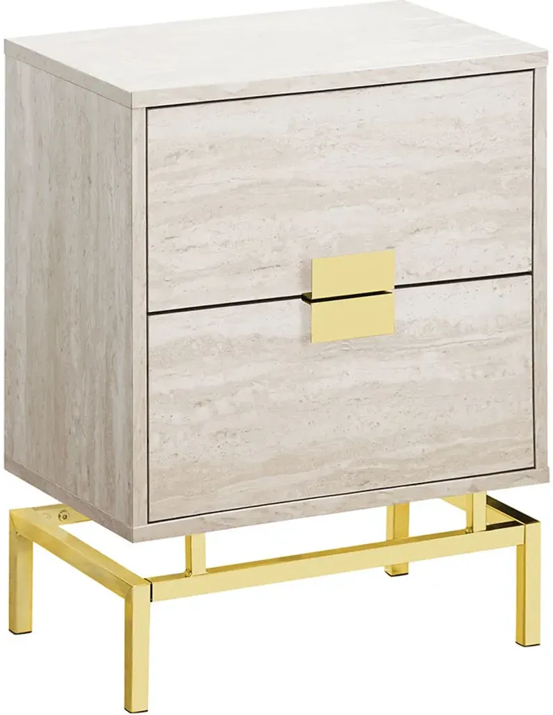 Marleen Beige Accent Table
