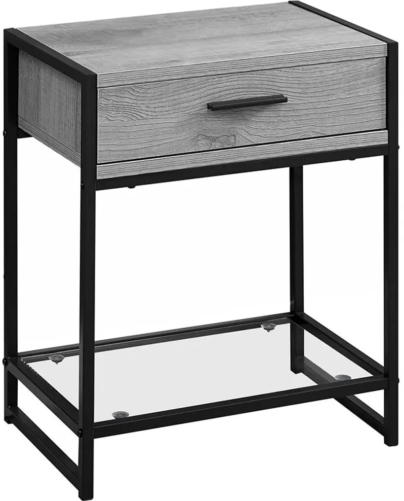 Lina Gray Accent Table