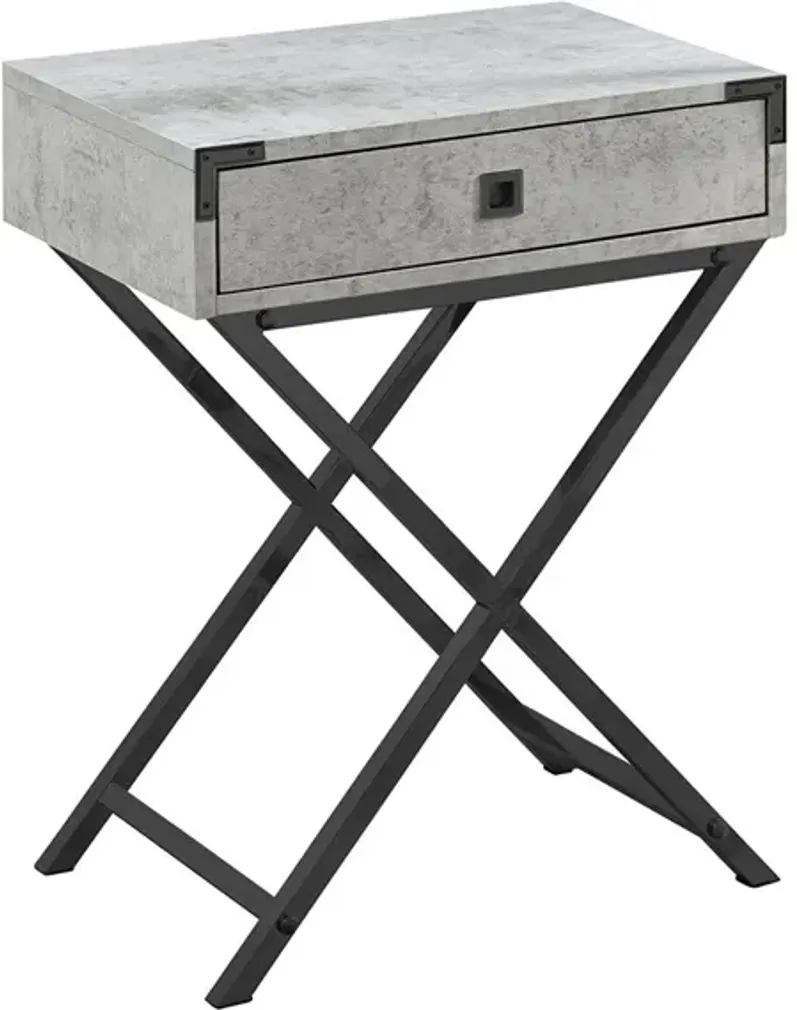 Oda Gray Accent Table