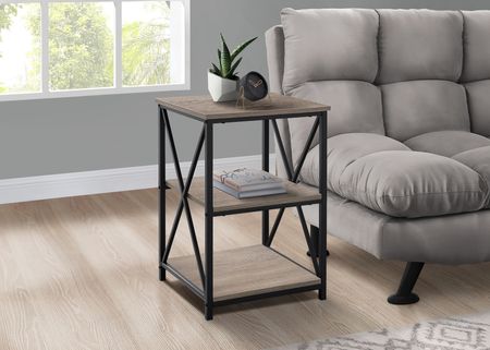 Soraya Taupe Accent Table