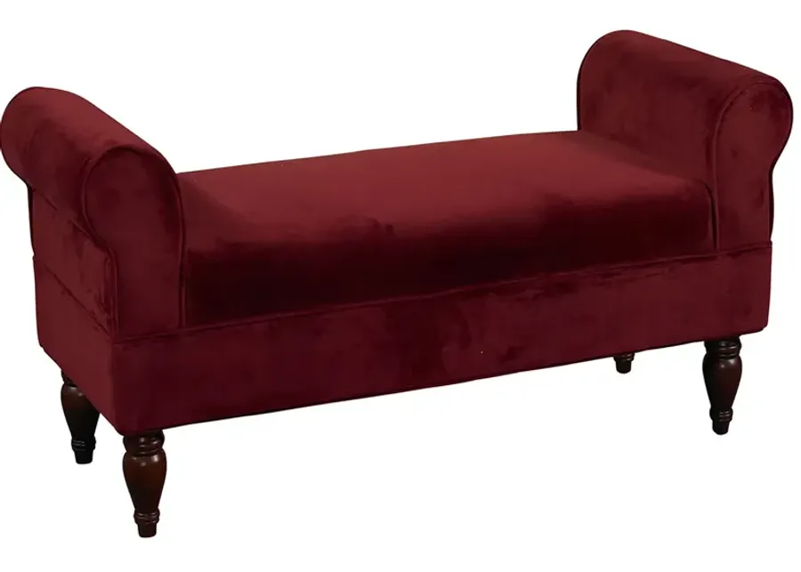 Lila Red Bench