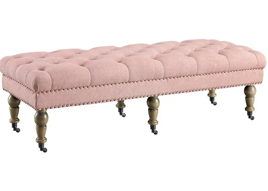 Elisa Pink 62" Bench