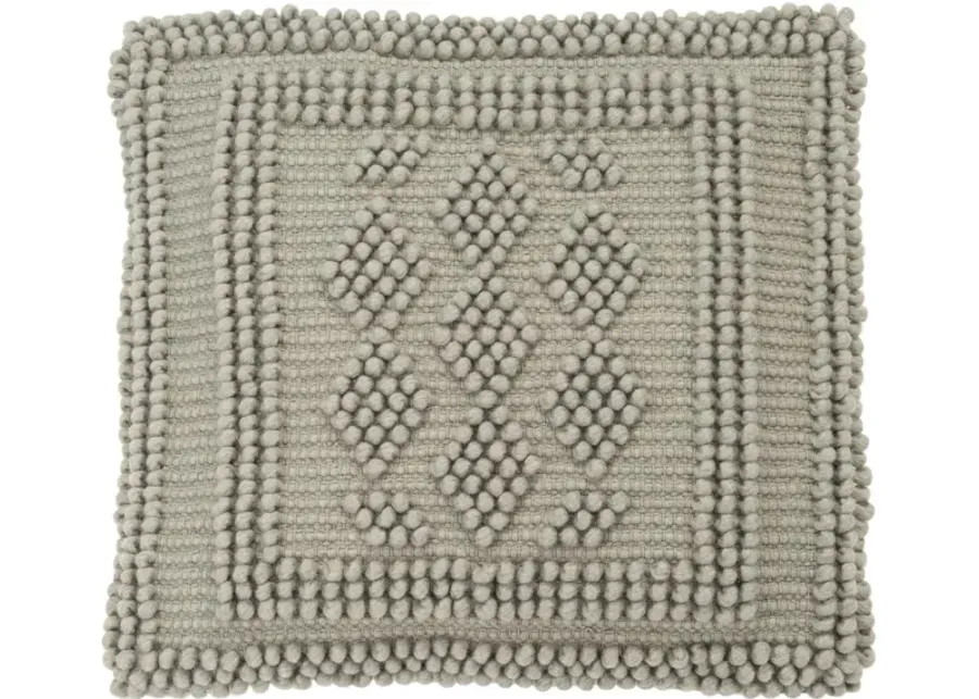 Marnie 20" Gray Pillow