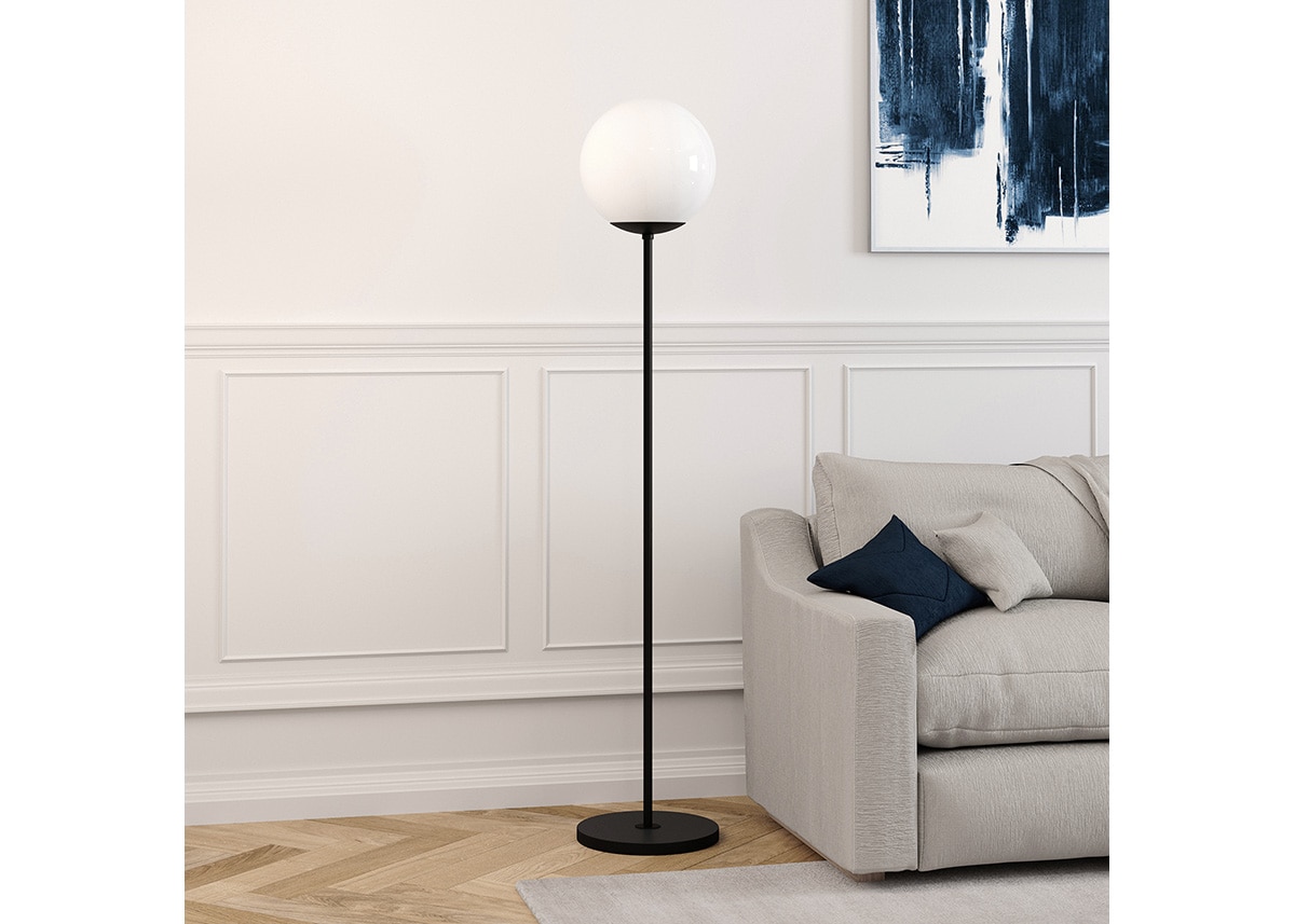 Nora Black Floor Lamp