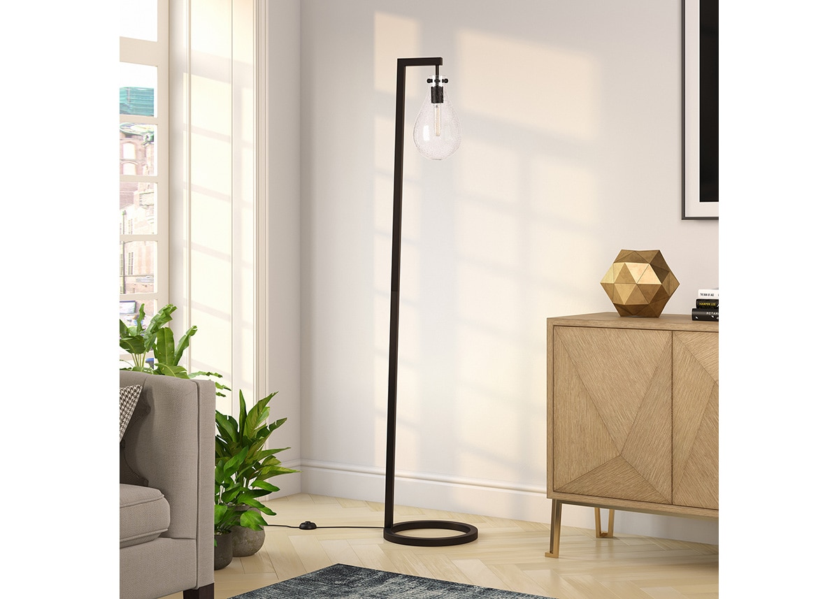 Stella Black Floor Lamp