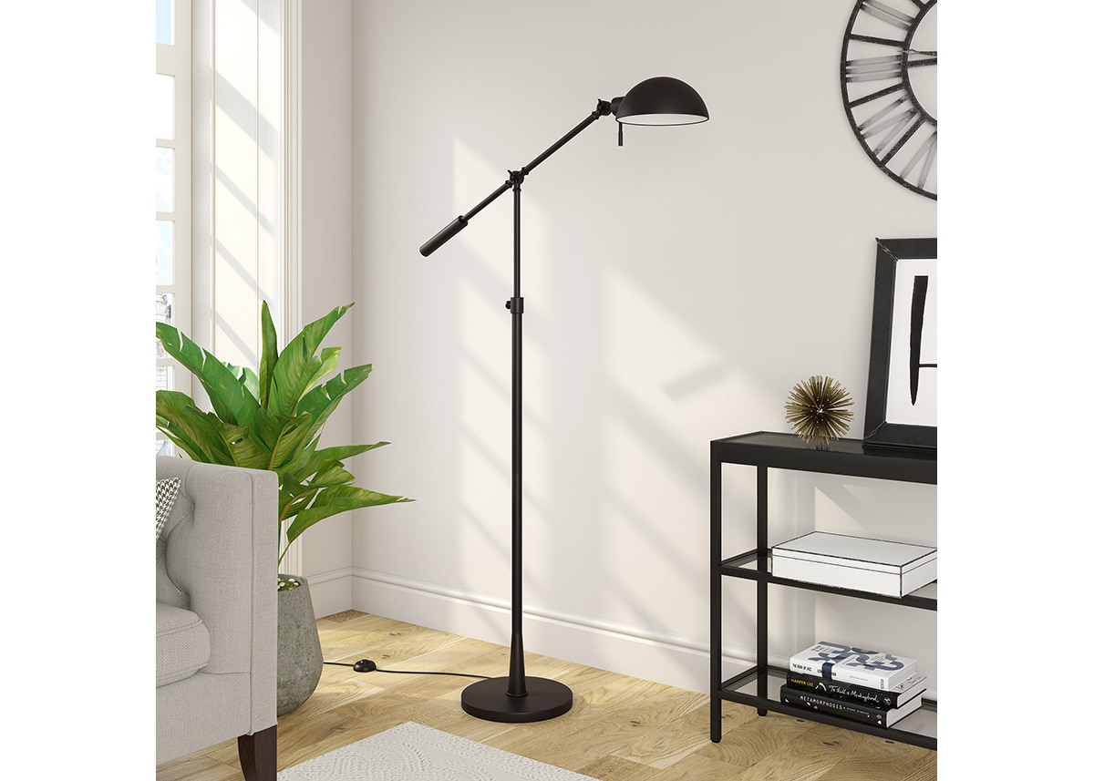 Veronica Black Floor Lamp