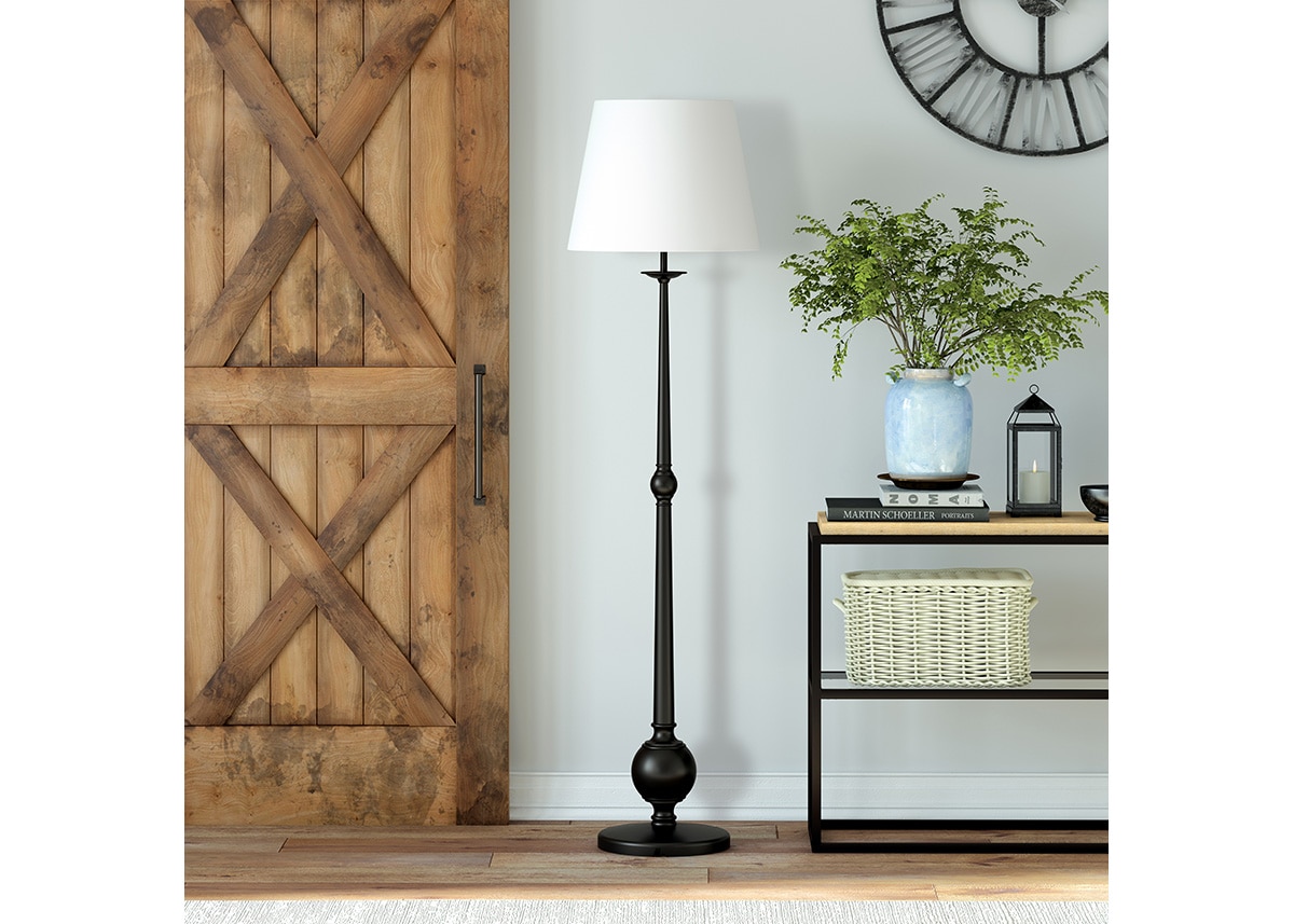 Harper Black Floor Lamp