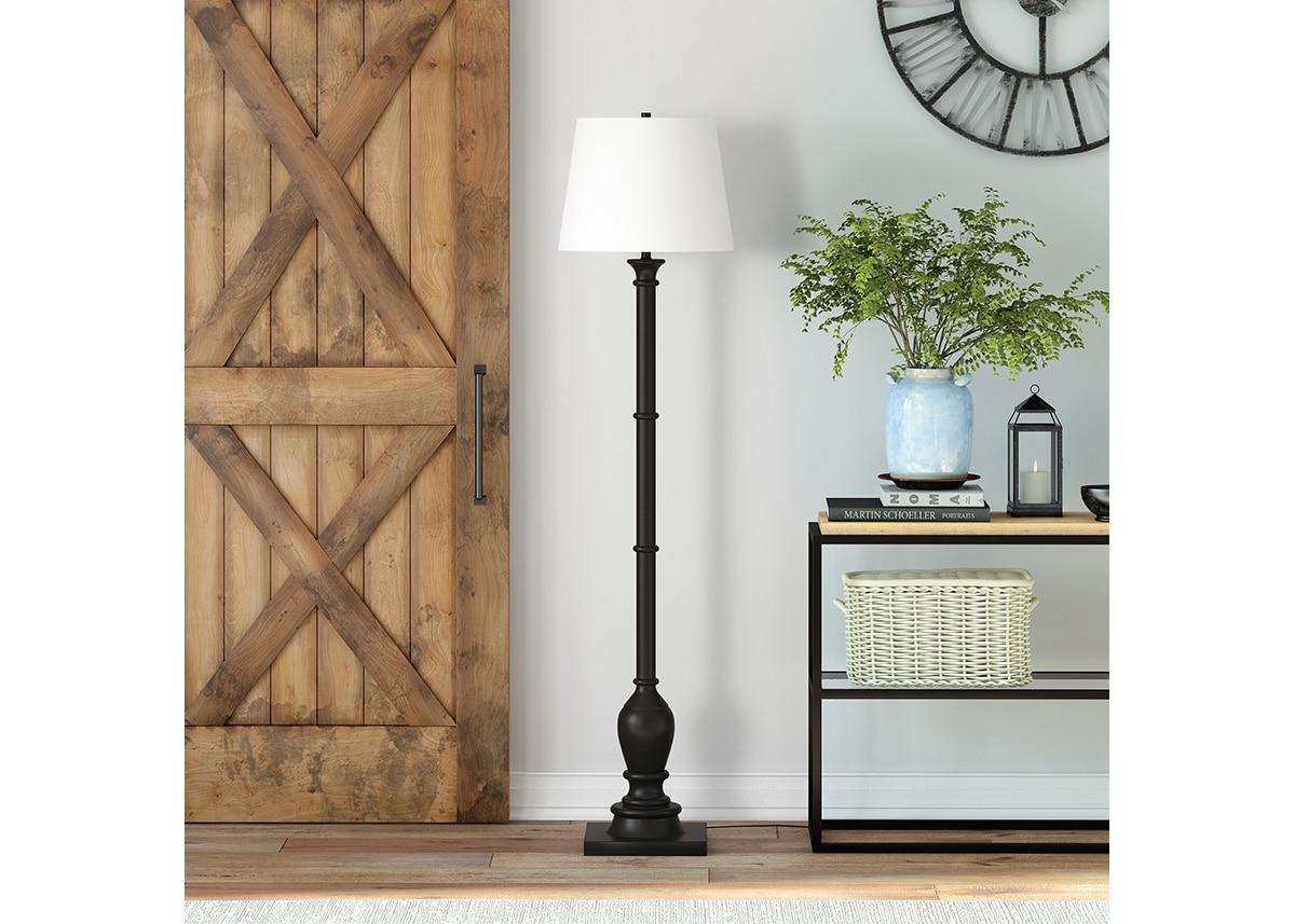 Anya Black Floor Lamp