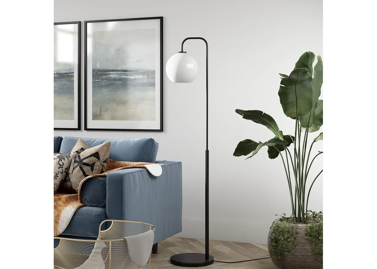 Ashley Black Floor Lamp