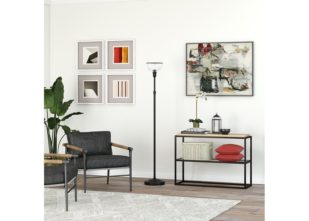 Letty Black Floor Lamp