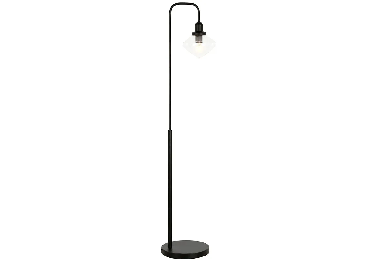 Vivian Black Floor Lamp