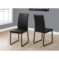 Gabe 2 Pc. Black Dining Chair