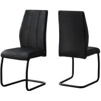 Athan Black 2 Pc. Dining Chairs