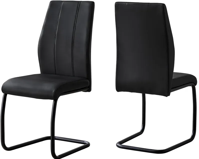 Athan Black 2 Pc. Dining Chairs
