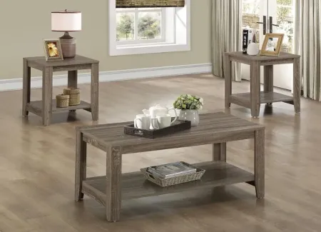 Ada Taupe 3 Pc Tables Set