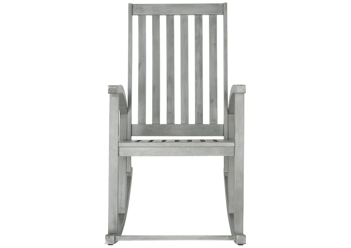 Ashlyn Gray Outdoor Rocking Chair