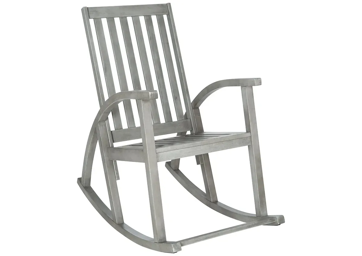 Ashlyn Gray Outdoor Rocking Chair