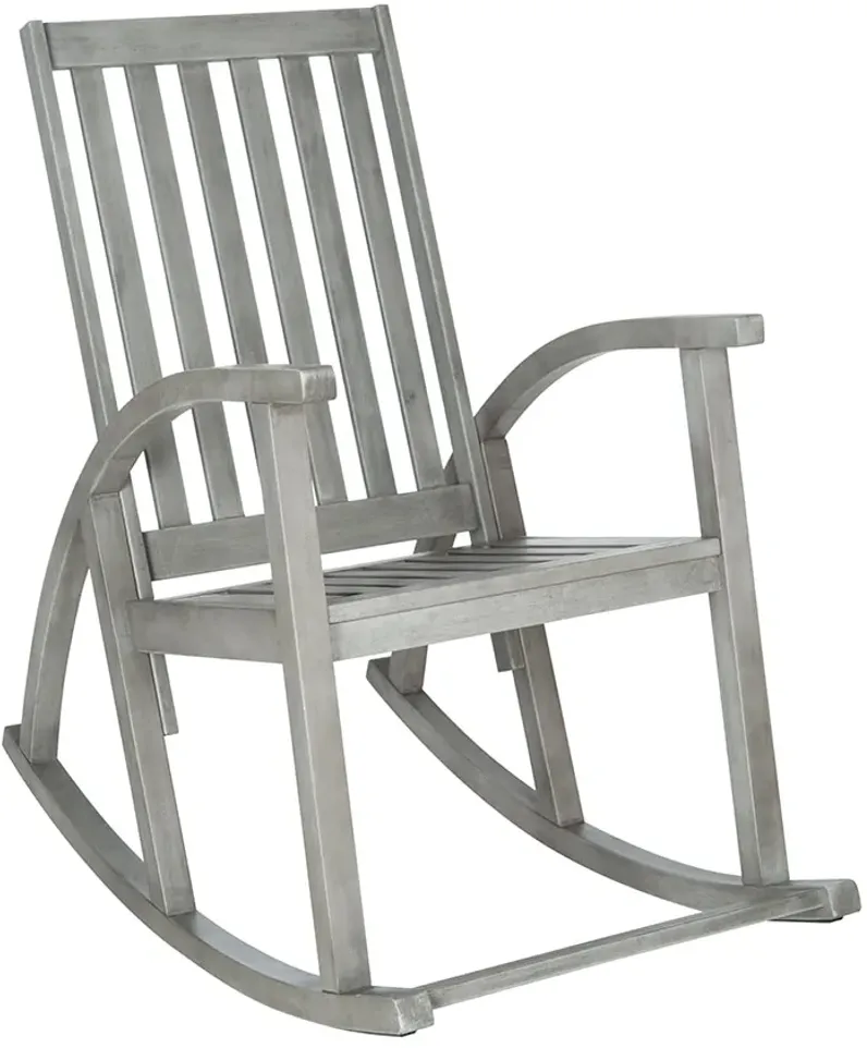 Ashlyn Gray Outdoor Rocking Chair
